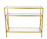 CT311 Gold Console Table