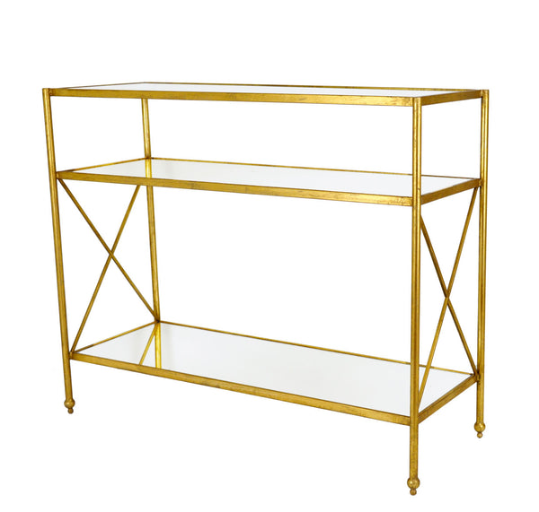 Zeugma CT311 Gold Console Table