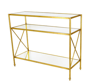Zeugma CT311 Gold Console Table