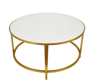 Zeugma CT324 Gold Round Coffee Table
