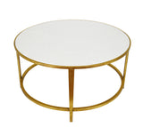 Zeugma CT324 Gold Round Coffee Table