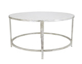 CT324 Silver Round Coffee Table