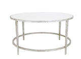 Zeugma CT324 Silver Round Coffee Table