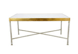 Zeugma CT325 Silver and Gold Rectangle Coffee Table