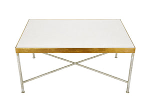 Zeugma CT325 Silver and Gold Rectangle Coffee Table