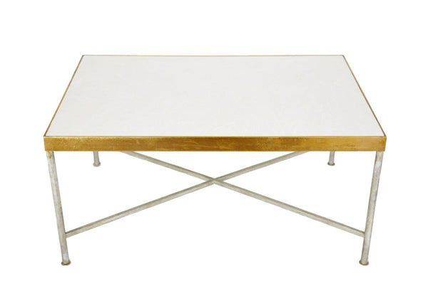 Zeugma CT325 Silver and Gold Rectangle Coffee Table