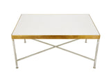 Zeugma CT325 Silver and Gold Rectangle Coffee Table