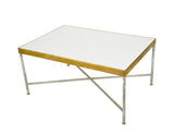 Zeugma CT325 Silver and Gold Rectangle Coffee Table