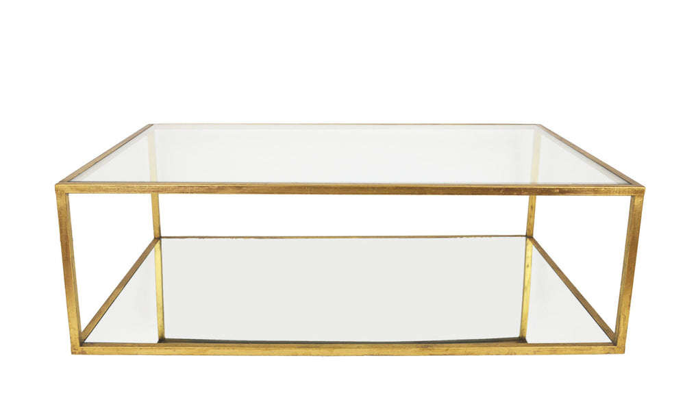 Zeugma CT350 Gold Rectangle Coffee Table