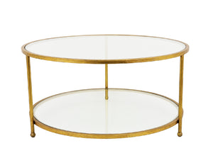 Zeugma CT360 Gold Round Coffee Table