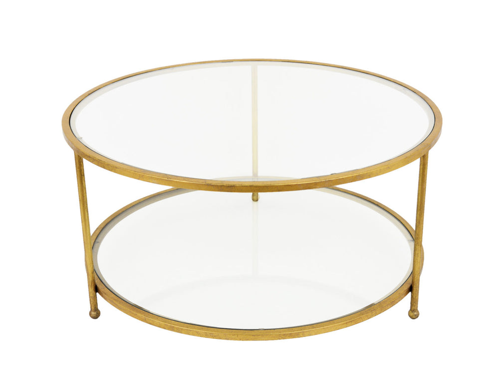 Zeugma CT360 Gold Round Coffee Table