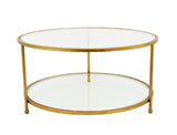 Zeugma CT360 Gold Round Coffee Table