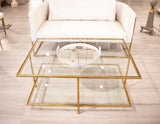 Zeugma CT362 Gold Rectangle Coffee Table