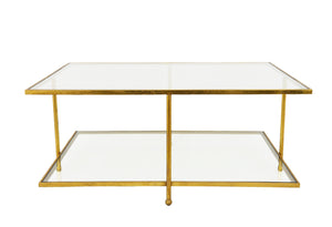 Zeugma CT362 Gold Rectangle Coffee Table