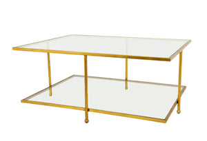 Zeugma CT362 Gold Rectangle Coffee Table
