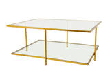 Zeugma CT362 Gold Rectangle Coffee Table