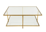 Zeugma CT362 Gold Rectangle Coffee Table