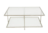 CT362 Silver Rectangle Coffee Table