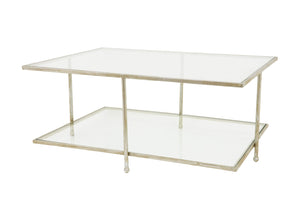 Zeugma CT362 Silver Rectangle Coffee Table