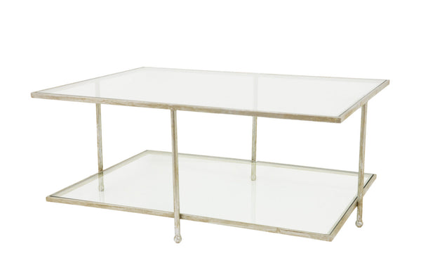 Zeugma CT362 Silver Rectangle Coffee Table