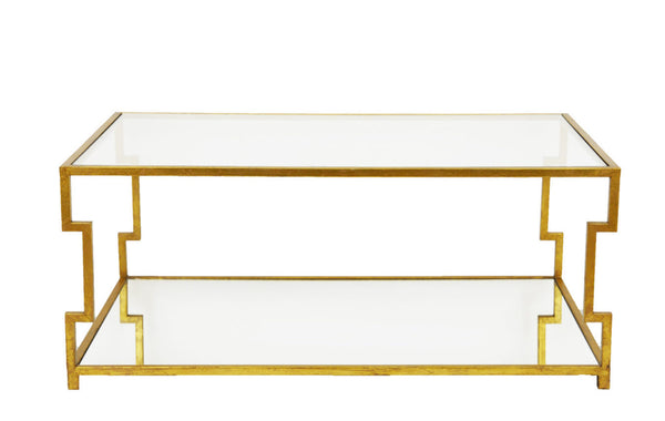 Zeugma CT370 Gold Rectangle Coffee Table