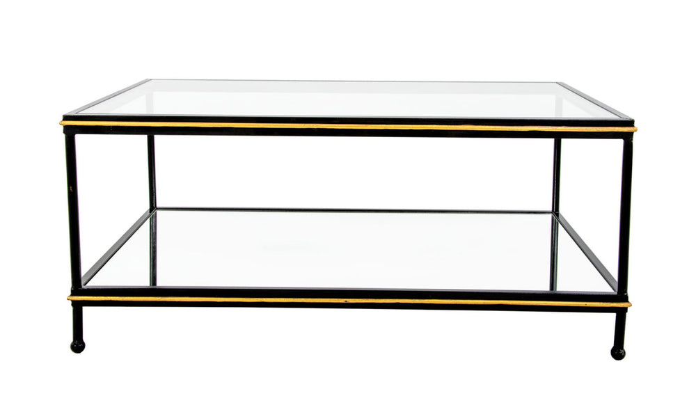 Zeugma CT377 Black and Gold Coffee Table