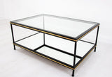 Zeugma CT377 Black and Gold Coffee Table