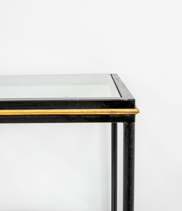 Zeugma CT378 Black and Gold Side Table