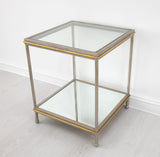 CT378 Champagne & Gold Side Table
