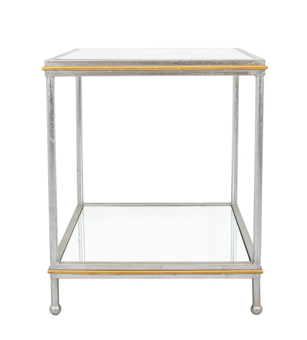 Zeugma CT378 Silver & Gold Side Table