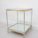 CT378 Silver & Gold Side Table