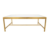 Zeugma CT390 Gold Rectangular Coffee Table