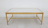 Zeugma CT390 Gold Rectangular Coffee Table