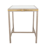 CT391 Champagne & Gold Side Table