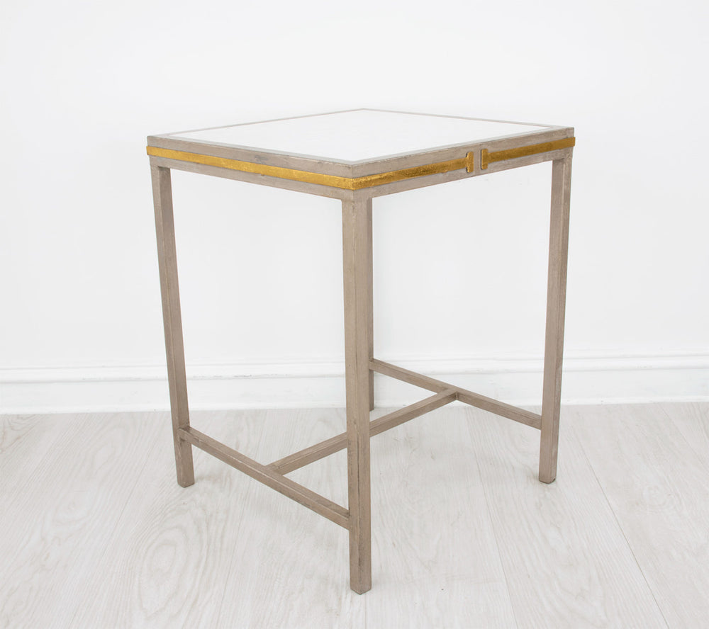 Zeugma CT391 Champagne & Gold Side Table