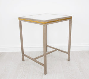 Zeugma CT391 Champagne & Gold Side Table