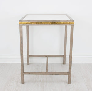Zeugma CT391 Champagne & Gold Side Table