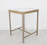 Zeugma CT391 Champagne & Gold Side Table