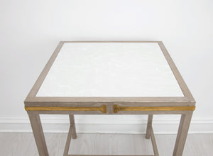 Zeugma CT391 Champagne & Gold Side Table
