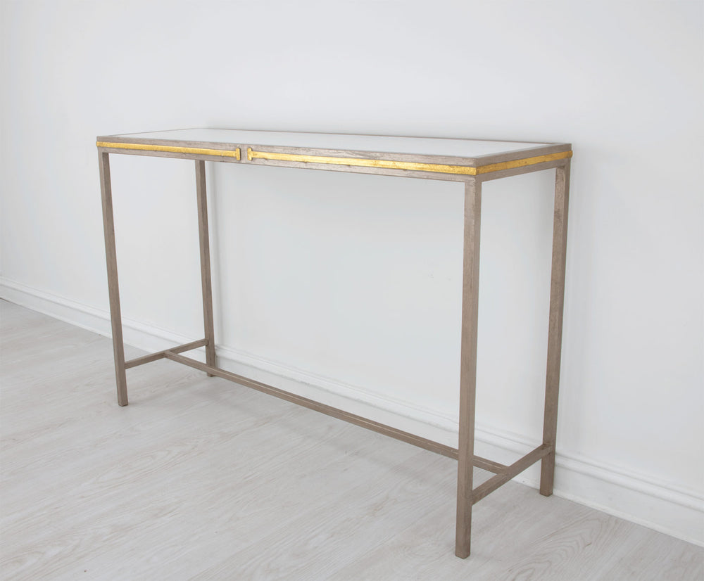 Zeugma CT392 Champagne & Gold Console Table