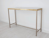 Zeugma CT392 Champagne & Gold Console Table