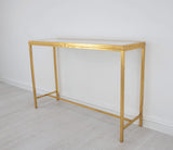 Zeugma CT392 Gold Console Table