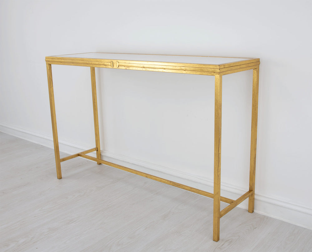 Zeugma CT392 Gold Console Table