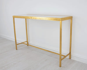 Zeugma CT392 Gold Console Table
