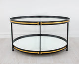 Zeugma CT393 Black & Gold Coffee Table