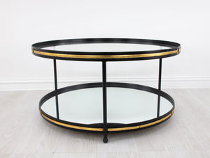 Zeugma CT393 Black & Gold Coffee Table