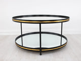 Zeugma CT393 Black & Gold Coffee Table