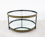 Zeugma CT393 Black & Gold Coffee Table