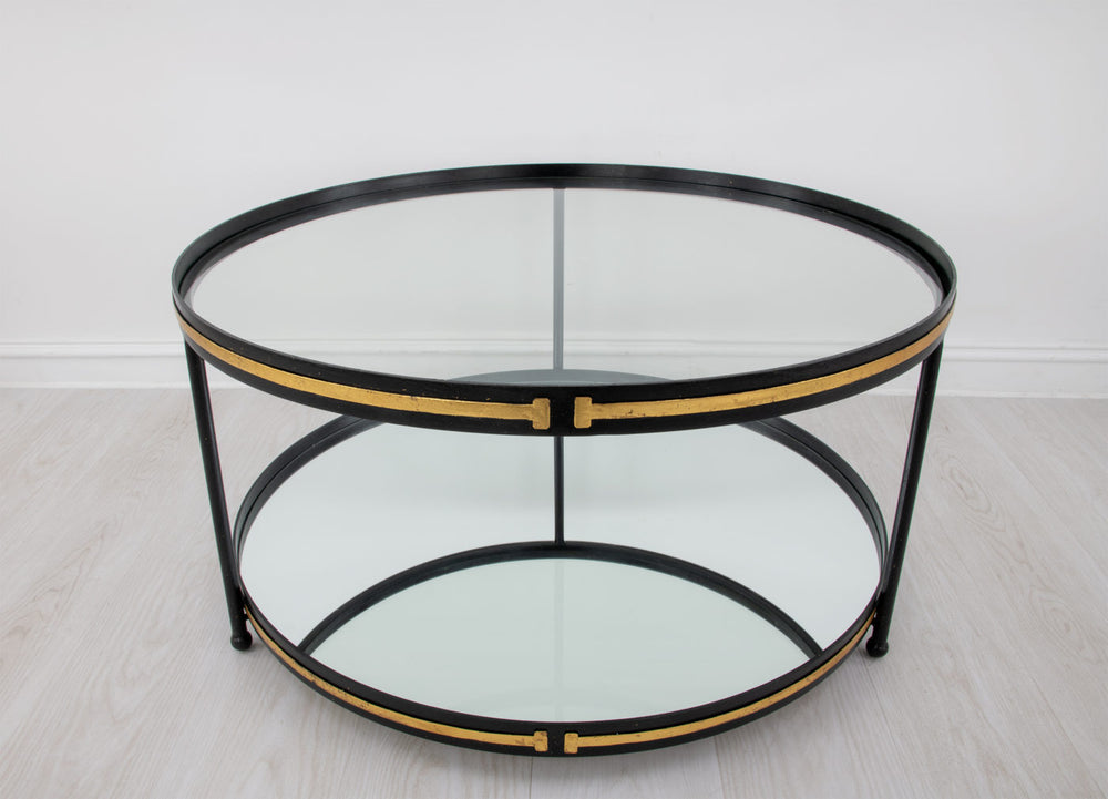 Zeugma CT393 Black & Gold Coffee Table
