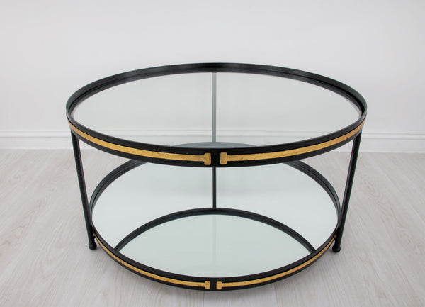 Zeugma CT393 Black & Gold Coffee Table